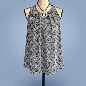 Anne Carson Flowy Tank Blouse M 